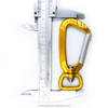 7075 Outdoor Aluminum Carabiner 1 Inch Snap Hook Swivel Carabiner Custom Logo Hook Straps