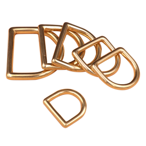 BT-B036 Metal Buckle Hardware Accessory Solid Brass Strap for Handbags Leash D Ring