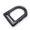 BT-Z523 Zinc Alloy Black D-type Buckle Fitness Sport Safety Profile Hanging Suspension Training With Yoga Metal Hooks