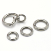 BT-56 Spring Round Circle Snap Clip Hook O Ring Keychain Key Ring Carabiner Snap Hook Small Metal Clasp O Rings for Bags