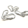 BT-245S Zinc Plated Screw Gate Carabiner Snap Hook with Safety Chain