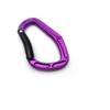 D-shaped Snap Keyring Outdoor Safety Aluminium Carabiner Camping Hook Keychain Spring Hook Mini Carabiner
