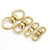 BT-B09 20mm Handbag Accessories Solid Brass Buckle Double Eye Swivel Rings