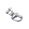 316 Stainless Steel Swivel Shackle Quick Release Boat Anchor Chain Eye Shackle Swivel Snap Hook for Marine Architectural