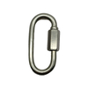 5MM Val Shape Quick Link Hook Stainless Steel Wire Rope Chain Quick Link Carabiner Clips Carabiners Wholesale Safety Hook