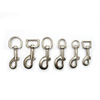 25mm Metal High Quality Metal Eye Hooks Clasp Pet Dog Leash Swivel Snap Hook Webbing Carabiner for Dogs Lanyard Hook