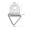 Metal Photo Picture Frame Hanger Wall Mount Hanger Picture Hanging Hooks Small Triangle Ring Picture Hangers Hardware