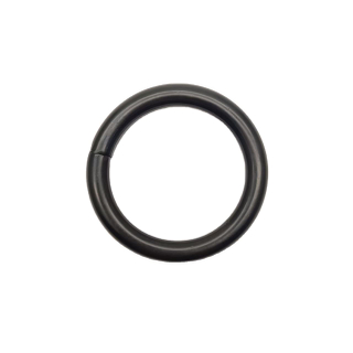Factory Wholesale 38MM Steel O Ring Hardware Accessories Matte Black O Ring for Bag