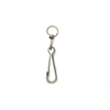 Stainless Steel Snap Spring Clip Hooks Rings Buckle Keychain Lanyards Zipper Hanging Buckle Keychaine Keyring Accessory