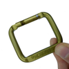 Wenzhou Bai Te Rigging Hardware Square Bronze Aluminum Small Carabiner Clips Sanp Hook Key Chain