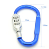 Wholesales D Type Lock Carabiner Mountaineering Buckle Hooks ,Backpack Combination Lock Hook ,Snap Hook With Lock