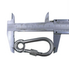 High Quality Stainless Steel 316 Snap Hook Rigging Carabiner With Eyelet and Screw 7*70mm