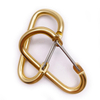Aluminum Custom Oversized Wire Gate D Shape Metal Carabiner Karabiner