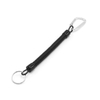 Camping Outdoors Packsack Key Chain Carabiner Lanyard Elastic Telephone Wire Travel Gear Tool Lanyard