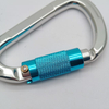 High Quality 25KN Safety Hook Auto Locking Customized Color for Rock Climbing