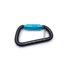 Carabiner Aluminum Screw Locking Gate Heavy Duty D-shape for Hiking Industrial camping Safety mosquetones de escalada de 5kn