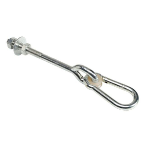 Thread Hook Playground Equipment Yoga Seat Safety Ceiling Mount Swing Hanger With Snap Hook Bolt