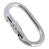 BT-2441 Heavy Duty 25kn Lifting Self-locking Carabiner Oversized Lock Oval Metal Snap Clip Carabiner