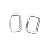 D-Rings/O Ring Aluminum Hook Square Shape Carabiner Straight Hardware Many Types Sizes for Keychain