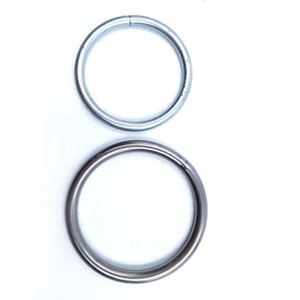 4*40mm Manufacturer Good Quality Stainless Steel 304 Zinc Sliver Color Welded O Rings
