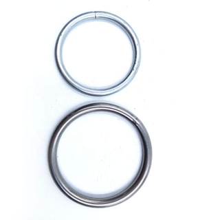4*40mm Manufacturer Good Quality Stainless Steel 304 Zinc Sliver Color Welded O Rings