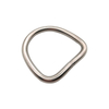 Manufacturer's Direct Sales of 25mm Silver or Black d Ring Iron 304 316 Stainless Steel