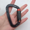 Heavy Duty 25KN Twist Lock Auto Locking Safety Aluminum Carabiner for Rock Climbing