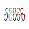 Decorative Color Snap Hooks Cup Hanging Bag Hook D Shape Aluminum Carabiner Keychain Hook