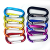 Aluminum Alloy Retail Custom Color Snap Hook Carabiner Handbags Keychain Multi Tool D-shape Carabiner 8cm