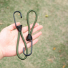 15CM Outdoor Tent Elastic Rope Buckle Skylight Rope Ground Nail Fixed Bundle Tent Accessories