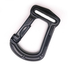 BT-Z525 Heavy Zinc Alloy Black Indoor Sport Safety Hanging Suspension Training Yoga Swivel Hook 38 mm Lanyard Carabiner