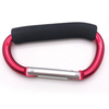 BT-007 Aluminum 6061Sponge Liberate Moms Hands 14cm Big D Shape Carabiner Large Baby Stroller Hook