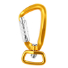 BT-1303TN Aluminum Tool Hook 4KN Fashion Swing Hook Automatic Locking Carabiner Snap Hook Dog Leash Swivel Carabiner