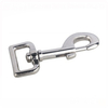 BT-Z857 Zinc Alloy Moschettone Hardware Nickel Plated Bolt Metal Dog Shape Holder With Metal Carabiner Swivel Metal Hook Snap