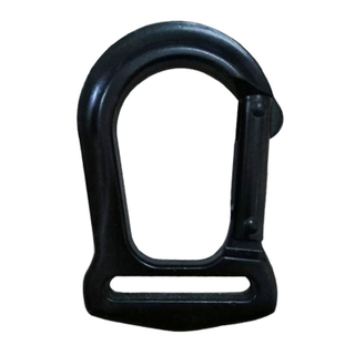 BT-AF085 Black Tention Zinc Alloy Strap Buckle Making Accessories Yoga Swivel Snap Hook Carabiner