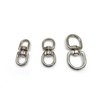 China Supplier Rigging Hardware Nickel Plated Stainless Steel Double Ended Eye Rotating Carabiner Hook Ceiling Hooks