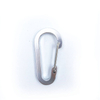 6x60MM Aluminum Snap Hook Promotional Keychains Carabiners Pet Supplier Pet Leashes Hook Dress Button