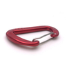 Hammock Wire Rope Spring Hooks 12kn Rock Climbing Clips Lanyard Karabiner Aluminium Round Carabiner