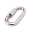 Metal Lock Screw Snap Carabiner Key Chain Clip Camp Mountaineering Quick Links Hook Climbing Accessories