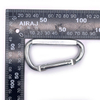 BT-244A Heavy Duty Custom Galvanized Safety Spring Silver Flat Quick Release Carabiner Snap Hook