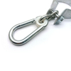 Zinc Plated Swing Clamp Hook With Snap Hook in Carabiner Rigging Hardware for Pipe Swing Hanger