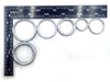 BT-800 Factory Price Custom Size Rigging Hardware Materials 5x50 Galvanized 304 Stainless Steel Welded Round Ring