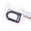 Shelf D-shaped Ring Semi-circular Ring Button Black Metal Keychain Hiking Climbing Carabiner