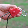 Outdoor Camping Rope Adjustable Hanger Pulley Reflector Rope Ratchet Tie Down With Carabiner