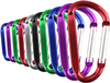 2 Inch Carabiner for Strap Metal Small Hooks Karabiner Backpack Hooks Aluminum Hooks Keychain Mini Carabiner Clip