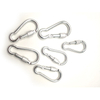 BT-245S Zinc Plated Screw Gate Carabiner Snap Hook with Safety Chain