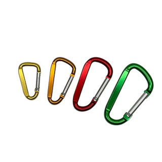 40mm Flat Mini Clip Custom Carabiners Aluminum Carabiner Clip Hook