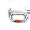 High Quality D-shaped Aluminum Carabiners Safety Hook with Screw for Rock Climbing Hiking Camping