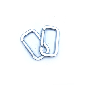 Square-shaped Aluminum Carabiner Outdoor Multi-function Metal Key Chain Hook