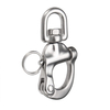 316 Stainless Steel Swivel Shackle Quick Release Boat Anchor Chain Eye Shackle Swivel Snap Hook for Marine Architectural